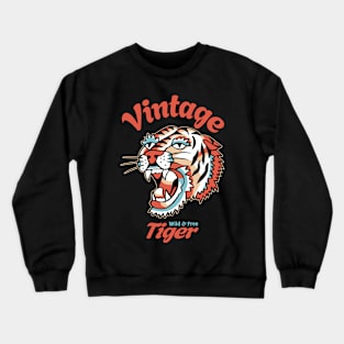 Vintage Tiger Wild & Free Crewneck Sweatshirt